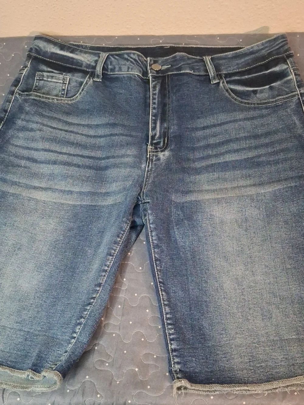 Rosware Blue Denim Cutoff Shorts size XL